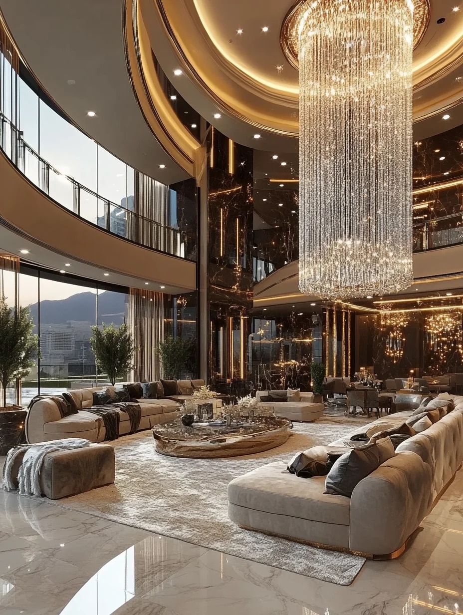 Minimalist High-Ceiling Villa