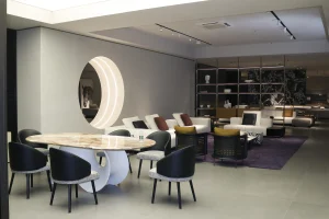 Four Seasons Pink Luxury Stone Dining Table