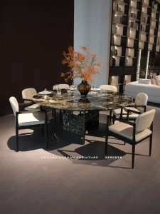 Nachu Green Luxury Stone Dining Table