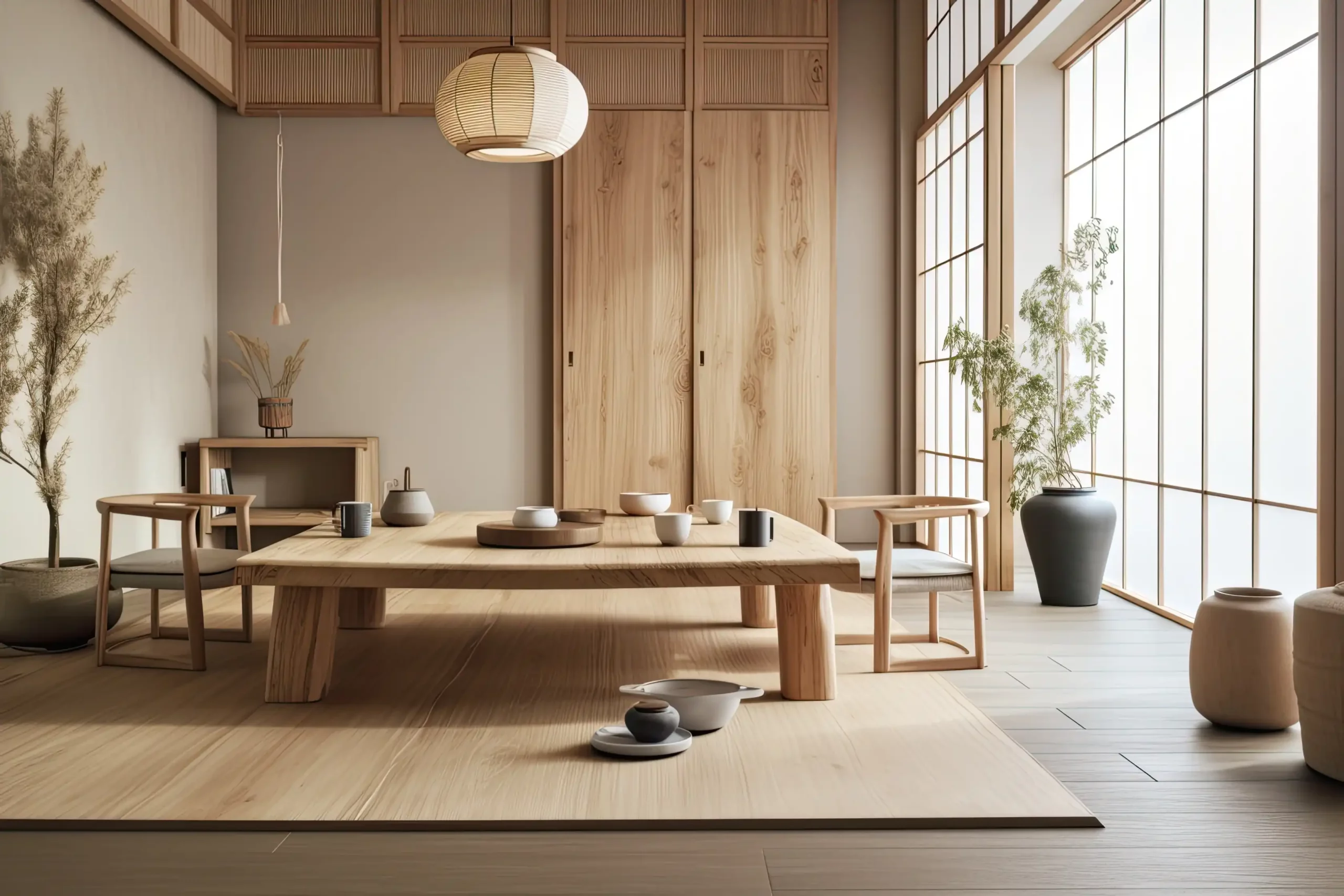 Wabi-Sabi Style table