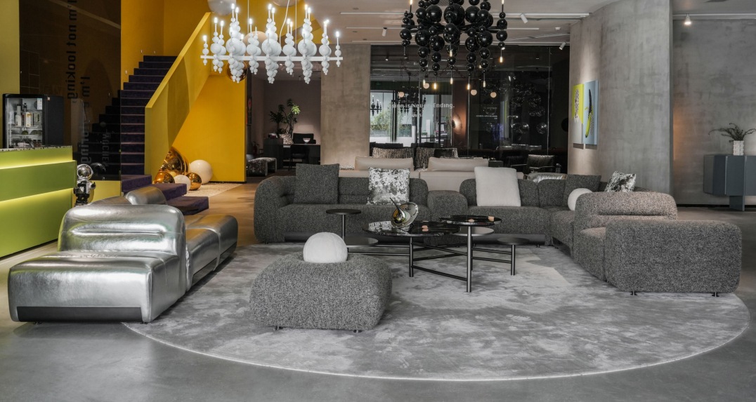Living room furniture arrangement
