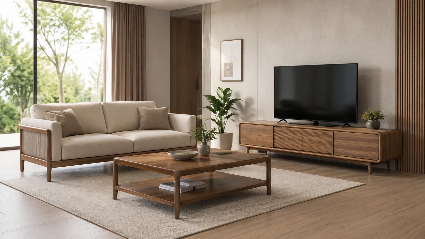 a good furniture layout for a living room