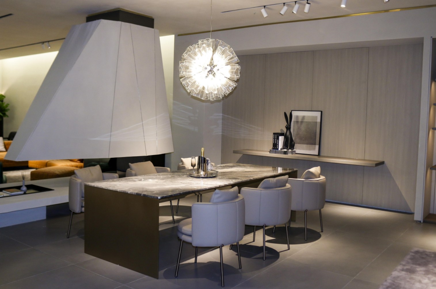 Venetian Brown Luxury Stone Dining Table