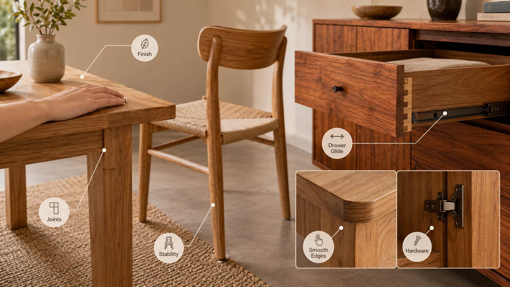 How to Judge Wooden Furniture Quality