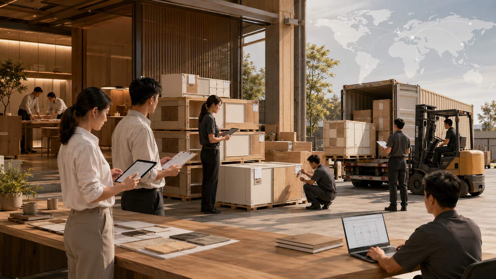 One Team to Coordinate Production, QC and Shipping