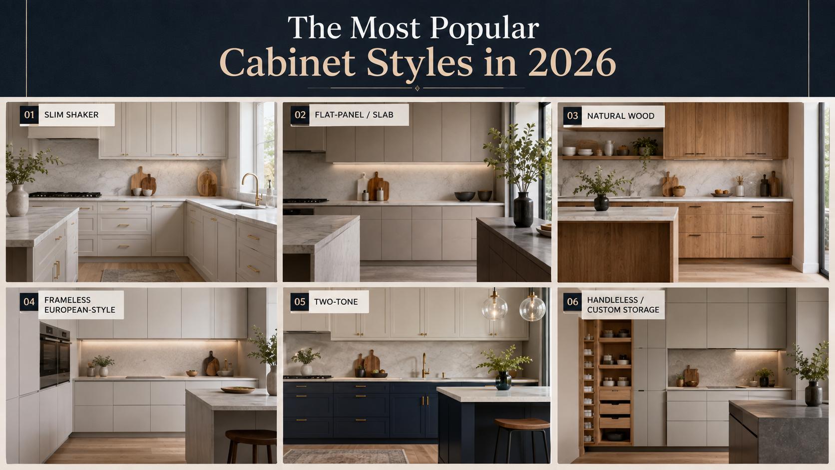 The Cabinet Styles Shaping Kitchens in 2026