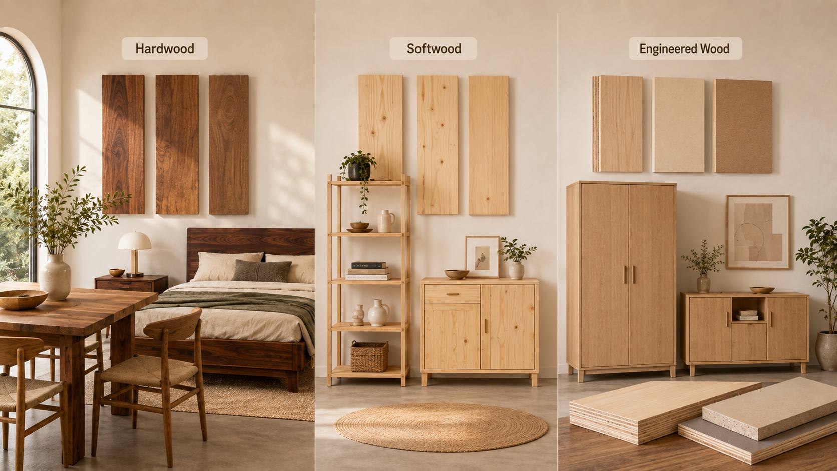 The Main Categories of Furniture Wood