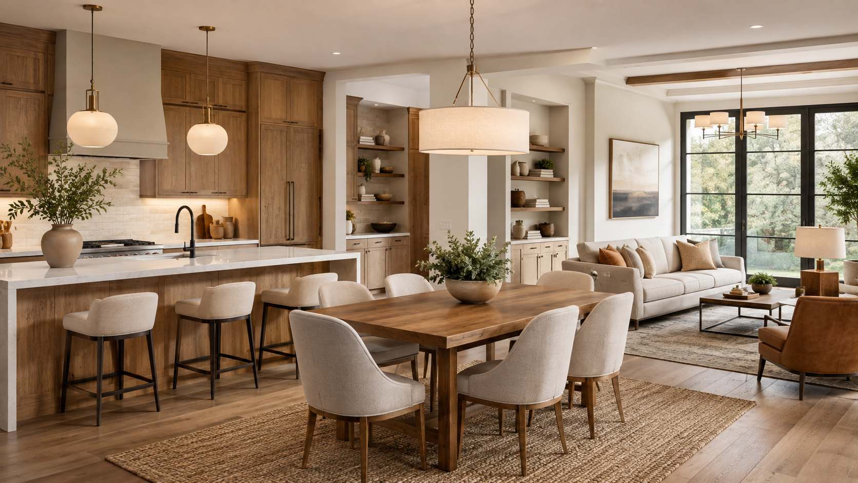 Wooden cabinets