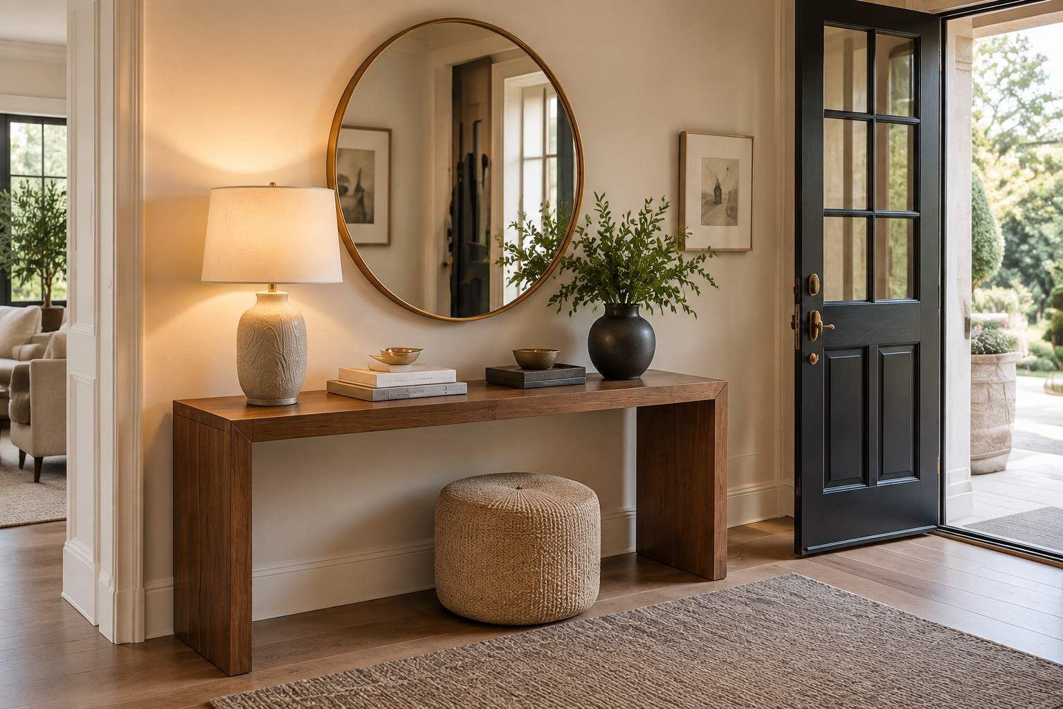 Console Table Styling Ideas for Luxury Entryways