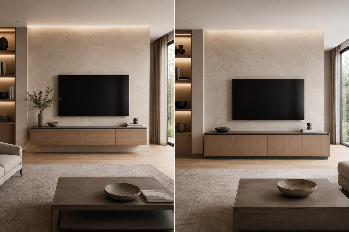 Floating vs Floor-Standing TV Cabinets for Luxury Interiors